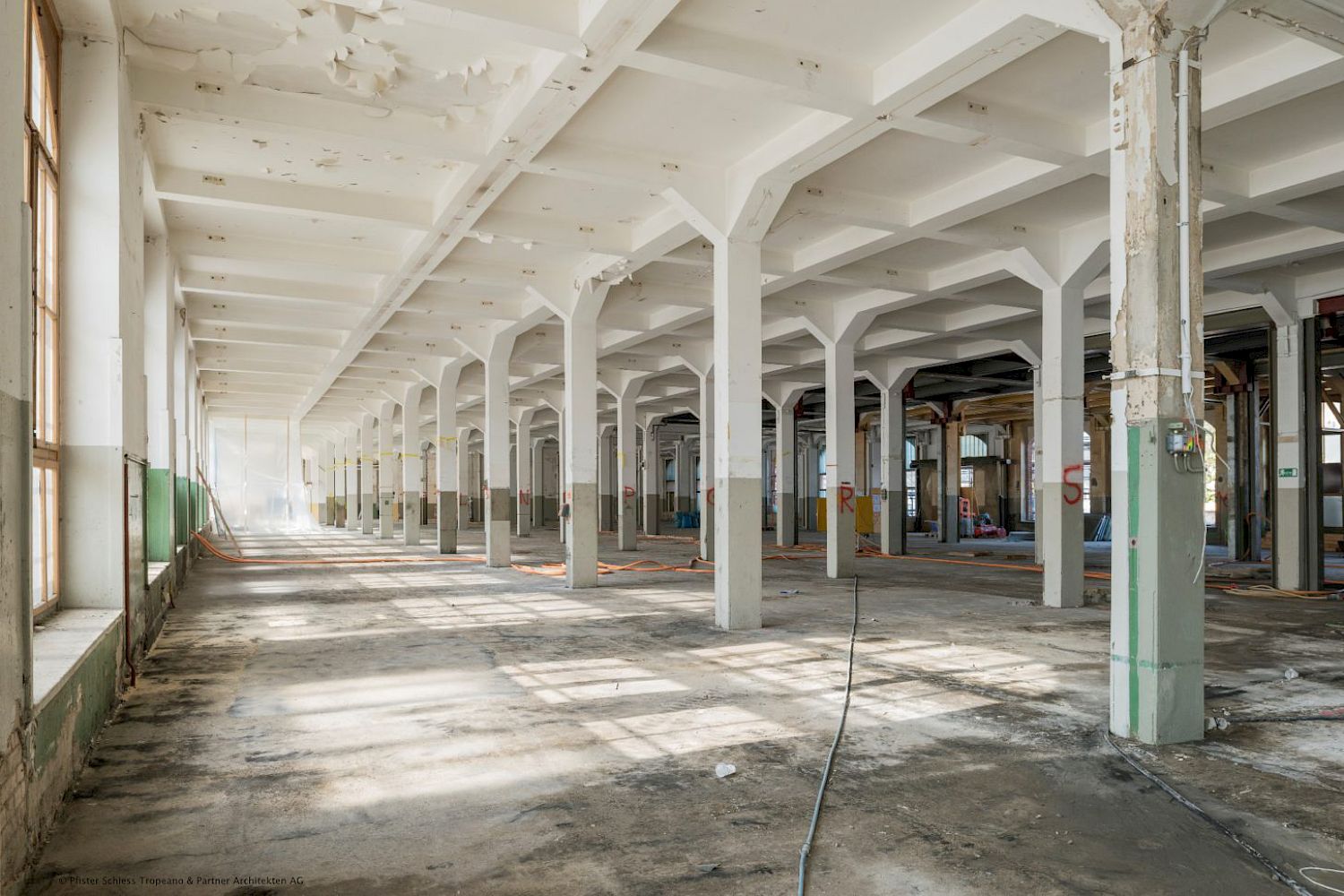 Gesamtinstandsetzung und Umnutzung Stickereifabrik in Arbon, 2013-2016