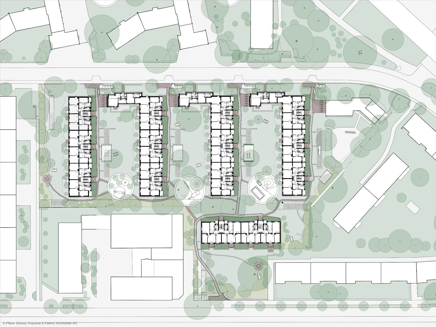 Gesamtinstandsetzung Wohnsiedlung Heiligfeld I in Zürich-Wiedikon, 2021-2025