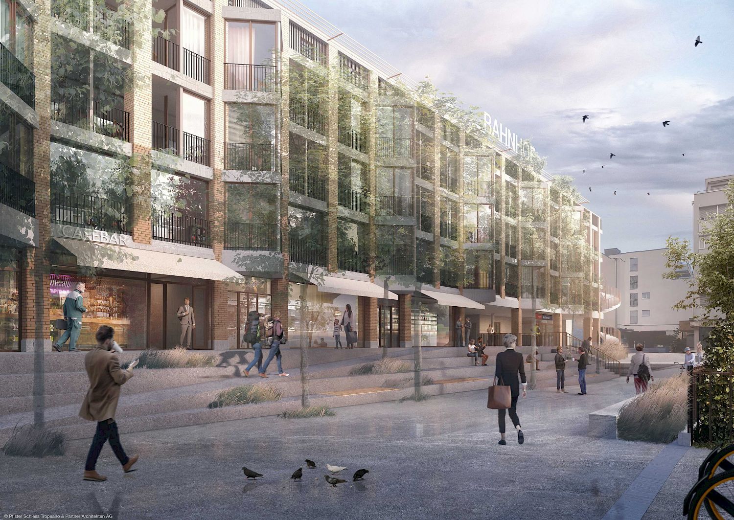 Erneuerung Bahnhofsgebäude Adliswil, Projektwettbewerb 2022