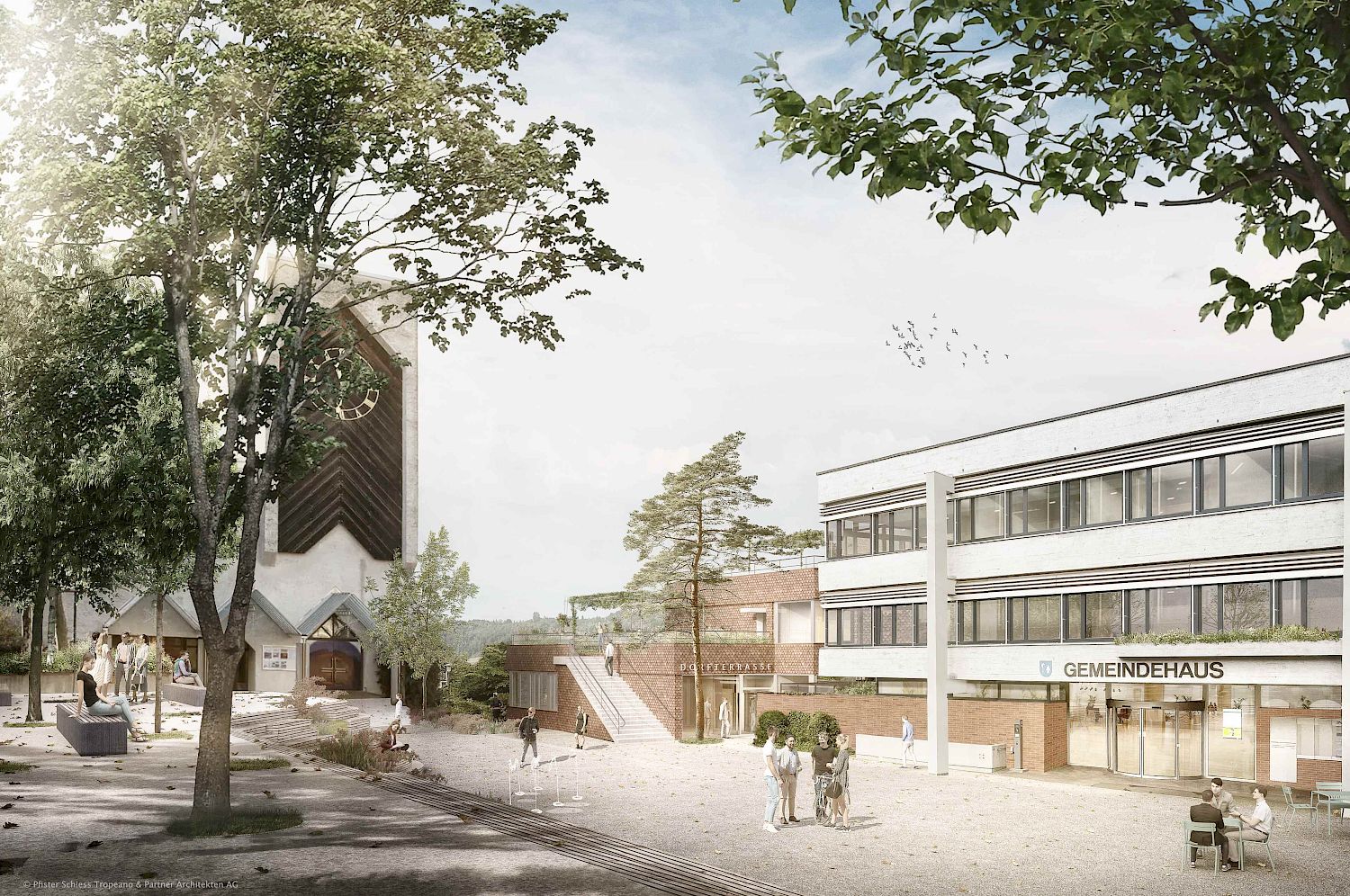 Instandsetzung und Erweiterung Gemeindehaus Oberengstringen, Studienauftrag 2022