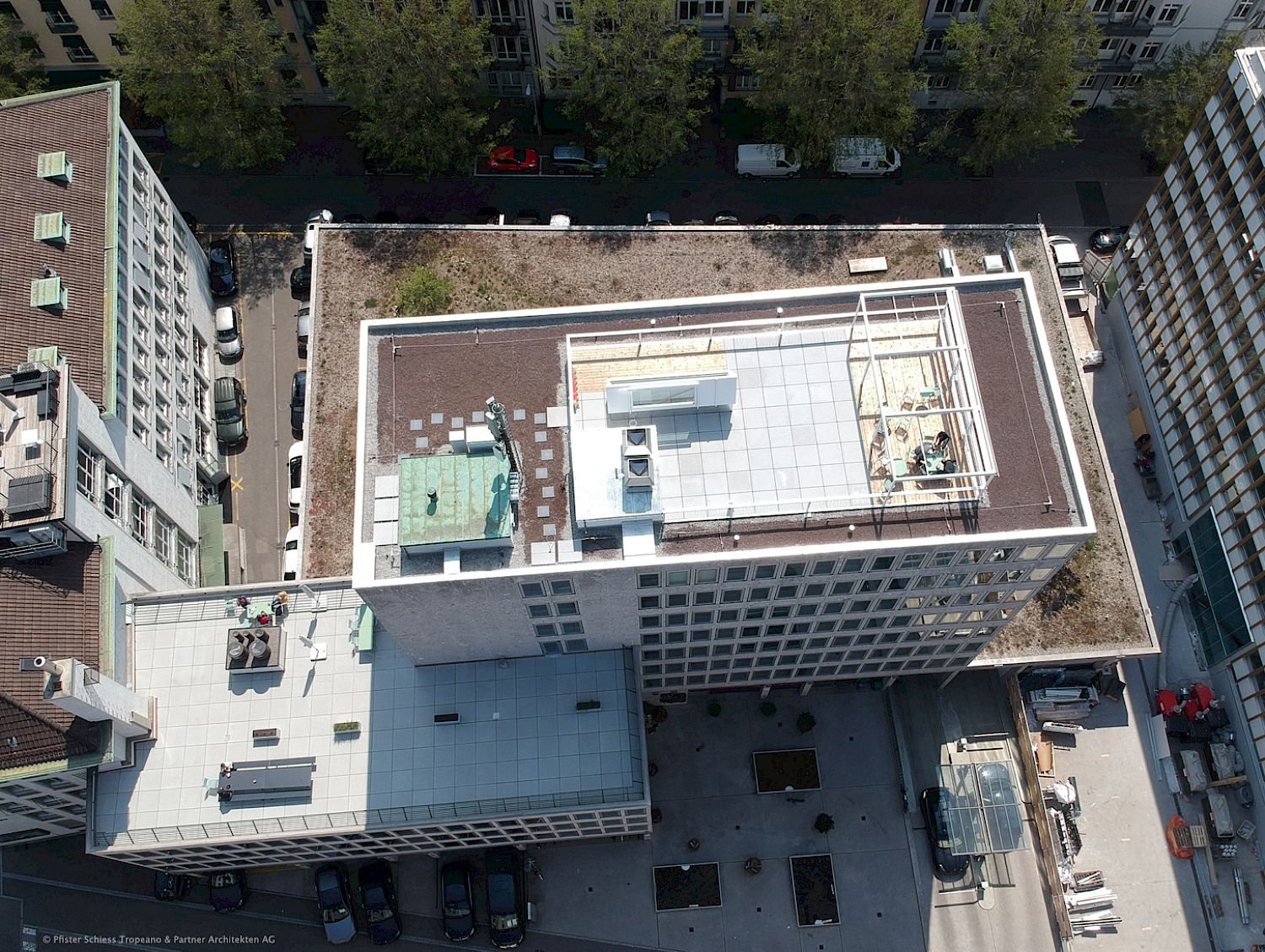 Sanierung und Neuerstellung Dachterrassen Färberstrasse Zürich-Seefeld, 2019-2021