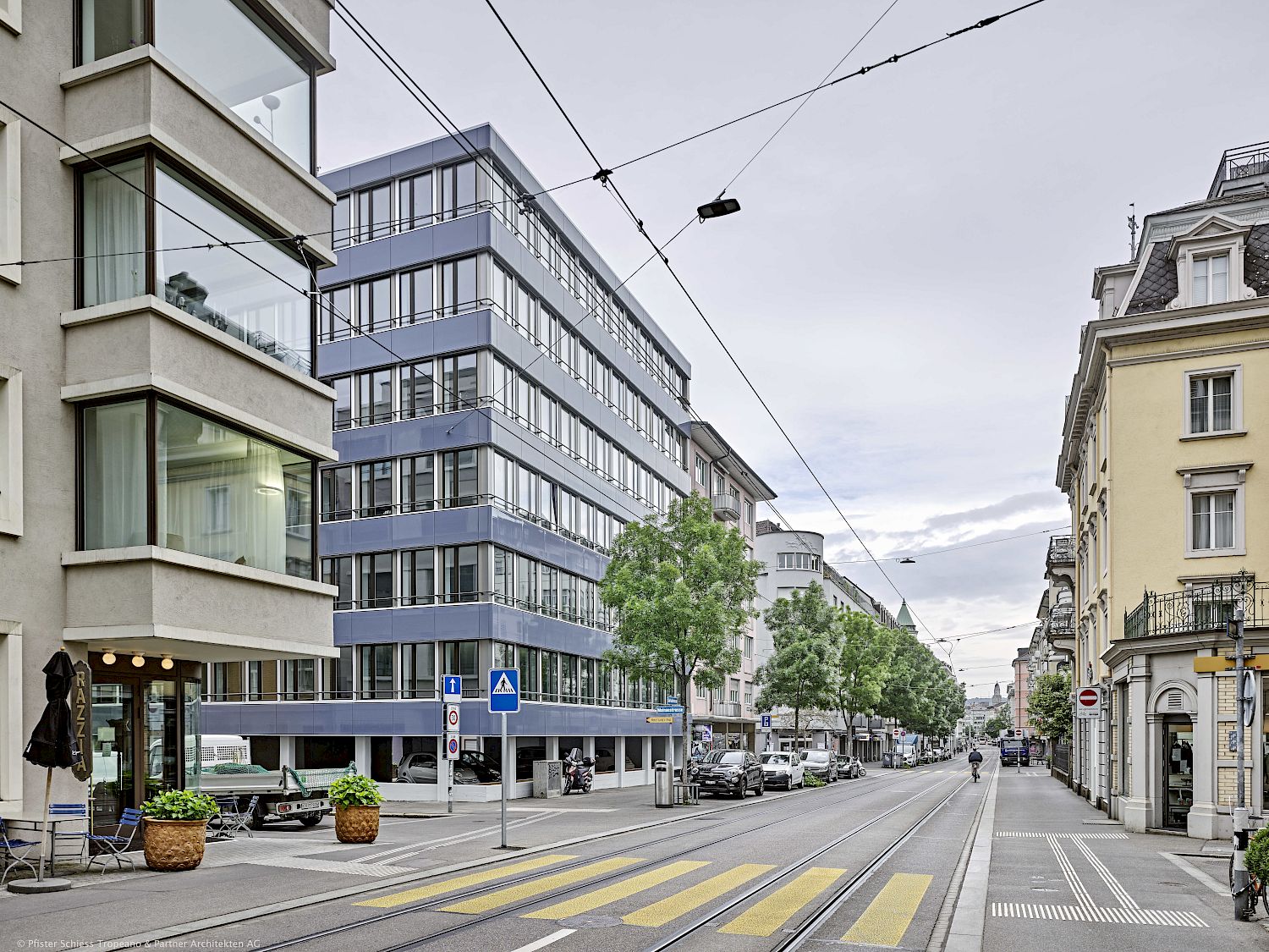 Instandsetzung und Fassadenersatz Bürohaus Mainaustrasse Zürich-Seefeld, 2017-2020