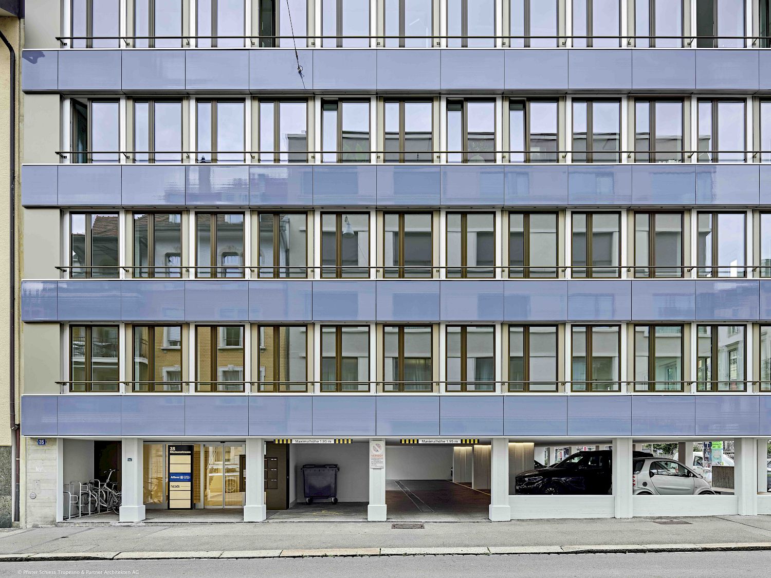 Instandsetzung und Fassadenersatz Bürohaus Mainaustrasse Zürich-Seefeld, 2017-2020