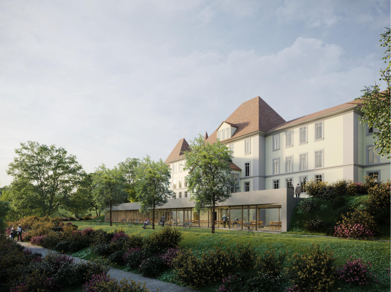 Instandsetzung und Erweiterung Villa Beausite in Fribourg, Wettbewerb 2019