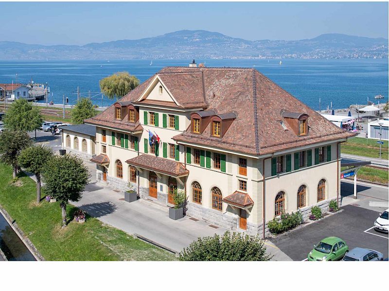 Umbau Bahnhof Le Bouveret zur Gemeindeverwaltung Port-Valais, 2016-2018