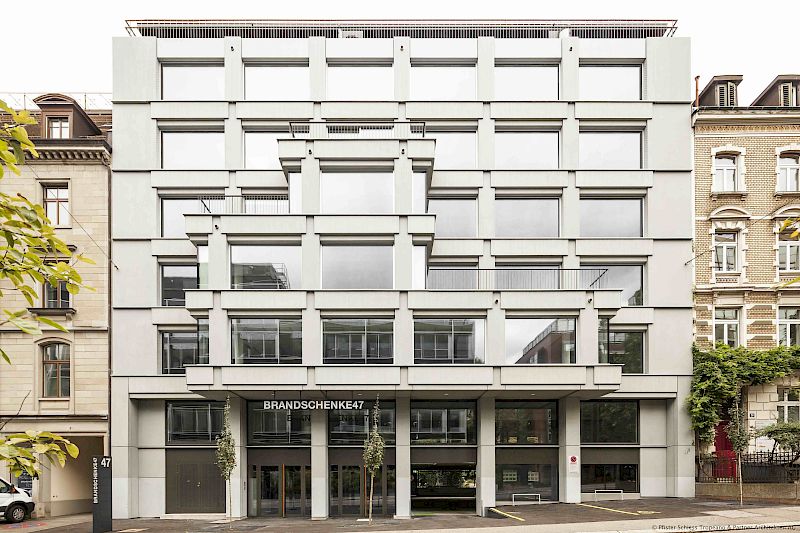 Umbau und Fassadenersatz Bürogebäude Brandschenkestrasse Zürich-Enge, 2016-2018
