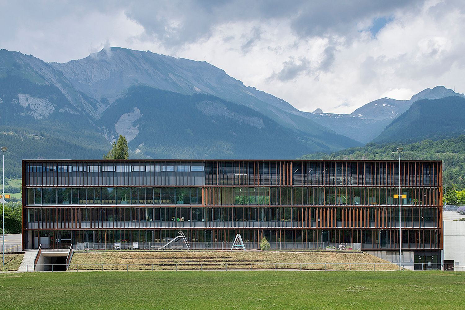 Neubau Schulzentrum in Grimisuat, 2015-2017
