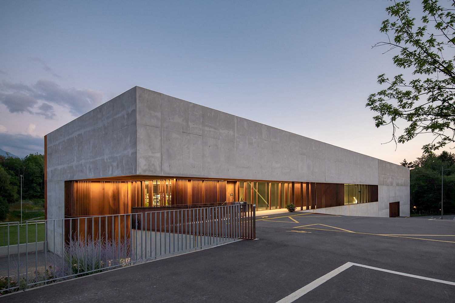 Neubau Schulzentrum in Grimisuat, 2015-2017